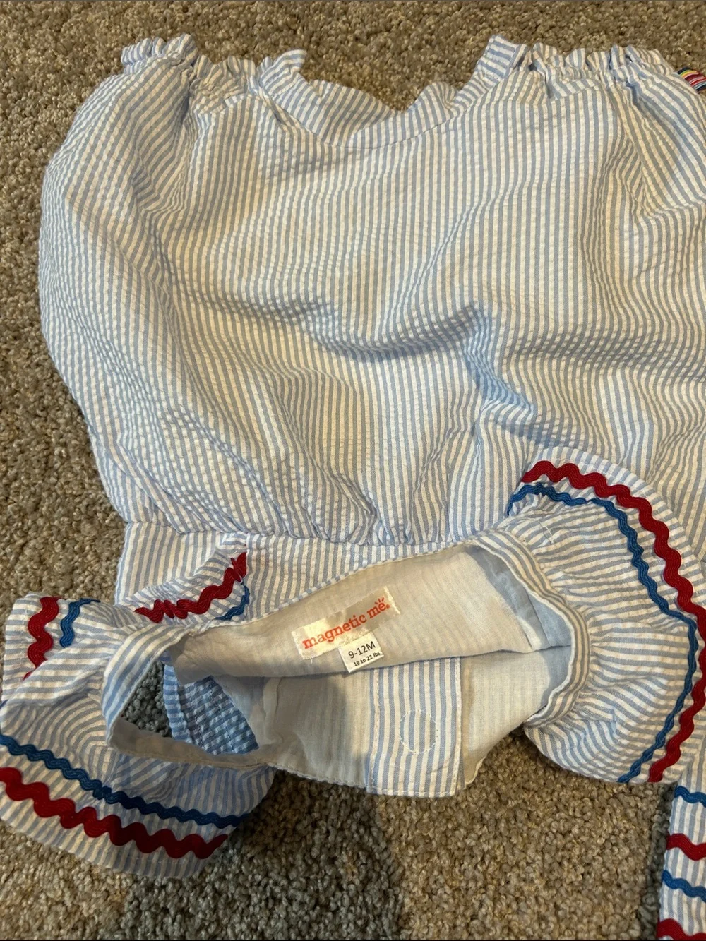Magnetic Me White with Red & Blue Trim Kids Matching Sets